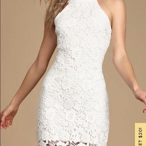 Lulus White Halter Dress